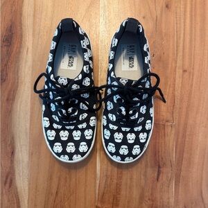 GAP Kids Black and White Star Wars Sneakers